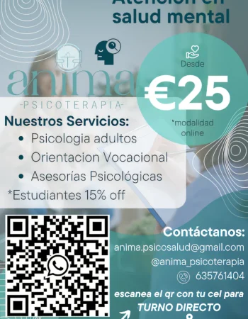 Consultoría ANIMA – Psicóloga TCC Lic. Tatiana Stacul