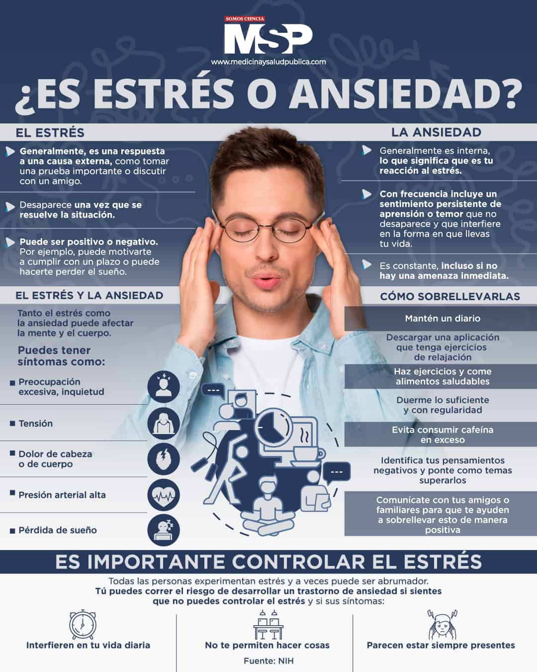 Identificar estrés y ansiedad: herramientas para reconocer problemas de salud mental madrid